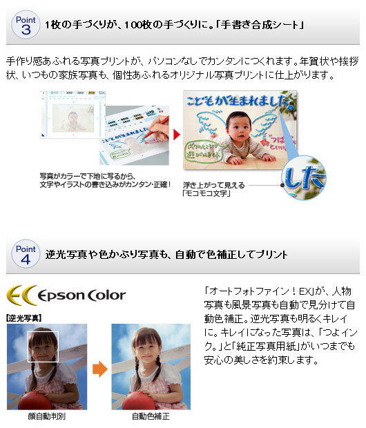 1���̎�Â��肪�A100���̎�Â���ɁB�u�菑�������V�[�g�v�i�N���∥�A��A�����̉Ƒ��ʐ^���A�����ӂ��I���W�i���ʐ^�v�����g�Ɏd�オ��܂��j / �t���ʐ^��F���Ԃ�ʐ^���A�����ŐF�␳���ăv�����g