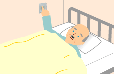 ご病気の方用呼び出しボタンんとしても