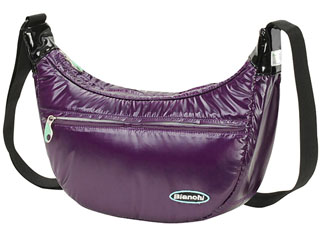 【クリックでお店のこの商品のページへ】【完了】EFCB-04PUR ボンディングクロワッサン ショルダーバッグ(パープル)
