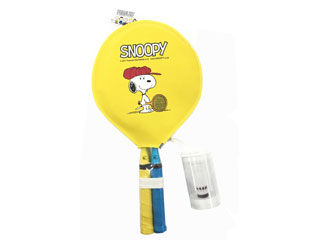Sn 102 Snoopy スヌーピー ミニバドミントンセット イエロー サックス ムラウチドットコム
