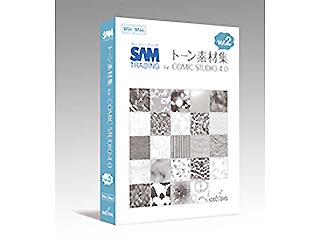 【クリックで詳細表示】CES-10201 SAM TRADING トーン素材集 for ComicStudio 4.0 Vol.2