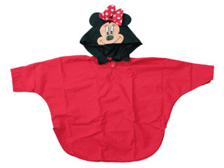 Disney ディズニー キャラクターレインポンチョ キャラpon ミニー ムラウチドットコム
