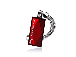 【クリックで詳細表示】【納期未定】SP008GBUF2810V1 USBフラッシュメモリ TOUCH810 8GB レッド 永久保証