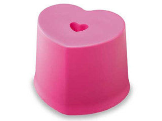 ハート風呂椅子 ピンク ムラウチドットコム