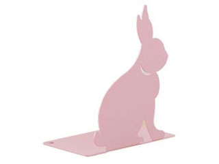 Teppan Factory Animals アニマルズ ブックスタンド うさぎ 同色2個1組 ピンク ムラウチドットコム