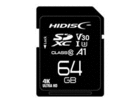 SDXCJ[h 64GB CLASS10 UHS-I Speed class3 A1Ή HDSDX64GCL10V30