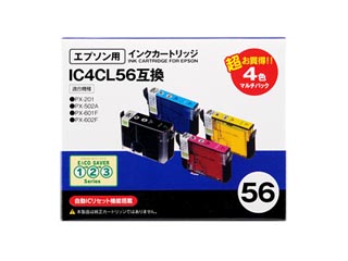 【クリックでお店のこの商品のページへ】OME-56A-4P エプソン互換カートリッジ IC4CL56(4色パック)対応