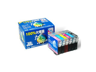 【クリックで詳細表示】JIT-TPE326P IC6CL32 6色セット対応 ジットオリジナル 大容量インクカートリッジ『たっぷりント』
