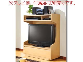 【クリックでお店のこの商品のページへ】【32V型対応TVボード】TCS32NA ナチュラル ※TV本体の横幅・高さにより適応外のモデルがございます