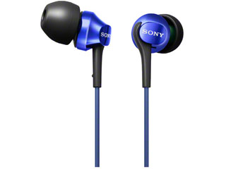 【クリックで詳細表示】MDR-EX100LP-LI(ブルー) 密閉型インナーイヤーレシーバー