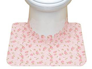トイレマット ズレない おくだけ吸着 床汚れ防止マット 55 44cm 花柄 バラ ピンク ムラウチドットコム トイレマット ズレない おくだけ吸着 床汚れ防止マット 55 44cm 花柄 バラ ピンク ムラウチドットコム