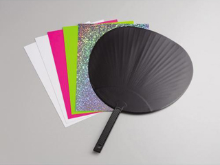 Ejp Uwllbk2 コンサート用ジャンボうちわキット 黄緑 ピンク Uchiwa ムラウチドットコム