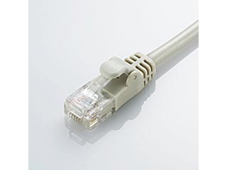 【クリックでお店のこの商品のページへ】LD-GPY/LG15 CAT6準拠 Gigabit やわらかLANケーブル 15m ライトグレー