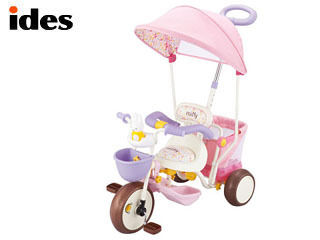 ミッフィープチハナ カーゴ カジキリ 三輪車 サンシェード付 1 5 5歳 ピンク ムラウチドットコム