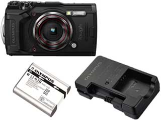 販売停止中】Tough TG-6（ブラック）＋UC-92 充電器＋LI-92B 充電池 