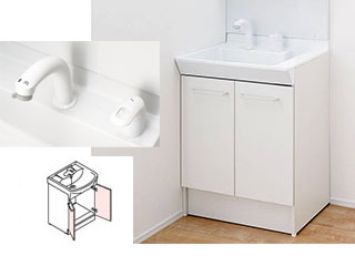 Inax 洗面化粧台600mm V1 両開き シングルレバー洗髪シャワー水栓 V1n 605sy Vp1h ムラウチドットコム