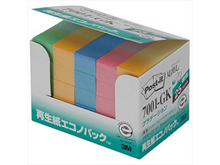 5個セット】 3M Post-it ポストイット 再生紙エコノパック 見出し 3M