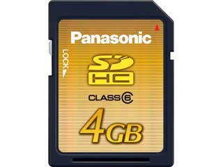 RP-SDV04GJ1K SDHCメモリーカード 4GB Class/クラス6