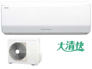 東芝 TOSHIBA 空清・換気・お掃除エアコン 6畳 RAS-221BDR-W 大清快