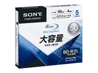 【クリックで詳細表示】【納期未定】10BNR2DCPS4 データ用BDーR 追記型 片面2層50GB 4倍速 プリン