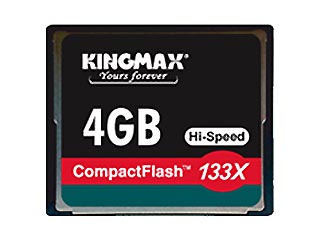 【クリックで詳細表示】133倍速コンパクトフラッシュカード 4GB KM-CF4GB133X ※ブリスターパッケージ