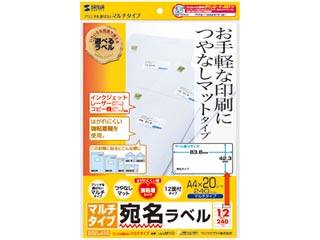 【クリックで詳細表示】LB-EM10 マルチラベル(12面)