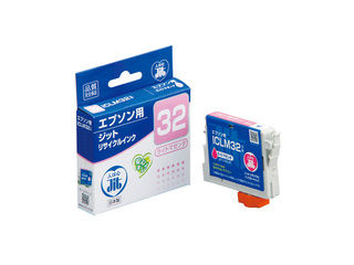 【クリックで詳細表示】エプソン EPSON ICLM32 ライトマゼンタ対応 ジットリサイクルインク JIT-E32LM