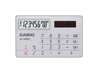 Sl 760gt N カシオ 電卓 8桁 カードタイプ グリーン購入法適合 ムラウチドットコム