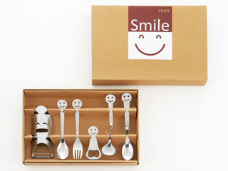 Sm03 スマイル スプーンセット６ｐｃ ムラウチドットコム