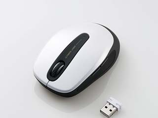 【クリックでお店のこの商品のページへ】【メーカー在庫限り!】ワイヤレスULTIMATEレーザーセンサーマウス 5ボタン M-TG04DLWH ホワイト