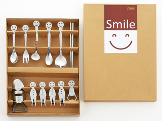 Sm04 スマイル スプーンセット１２ｐｃ ムラウチドットコム