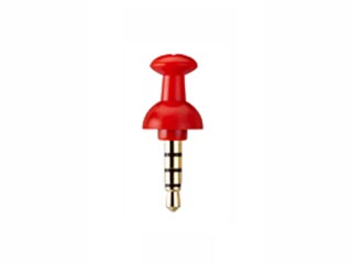 【クリックで詳細表示】SW-TT-R ThumbTacks Micro Microphone for iPod nano 4G ＆touch 2G/Red