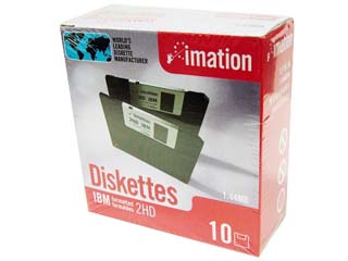 イメーション imation 3.5インチ 2HDフロッピーディスク 10枚入り MF2HD10P(IBM)-O