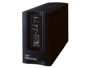 【クリックで詳細表示】BY35S 無停電電源装置(常時商用給電/正弦波出力)350VA/210W