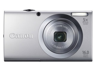 【クリックでお店のこの商品のページへ】PowerShot A2400 IS SL(シルバー) コンパクトデジタルカメラ