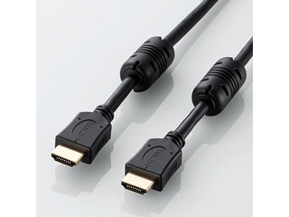 【クリックで詳細表示】DH-HD14EN50BK フェライトコア付きHDMIケーブル 5m ブラック