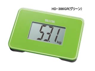 【クリックで詳細表示】HD-386GR《スモールスケール》体重計 グリーン