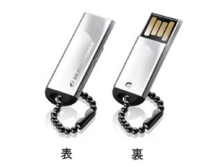 【クリックで詳細表示】SP008GBUF2830V1S USBフラッシュメモリー TOUCH830 8GB シルバー