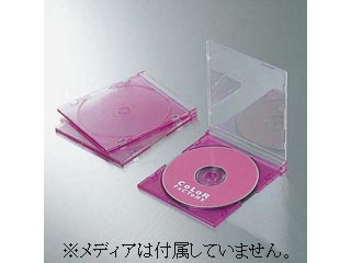 【クリックでお店のこの商品のページへ】CFC-01PU01 スリムCDケース(同色3枚セット) パープル01