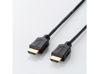 【クリックで詳細表示】DH-HD14ES10BK スリムタイプHDMIケーブル 1m ブラック