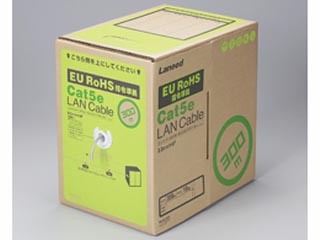 【クリックでお店のこの商品のページへ】LD-CT/LG300/RS 自作用エンハンスド・カテゴリー5対応LANケーブル ライトグレー 300m