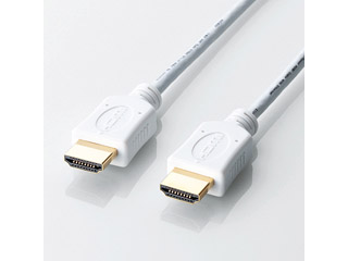 【クリックで詳細表示】DH-HD14ES10WH スリムタイプHDMIケーブル 1m ホワイト