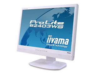 PLB2403WS-W1 24型ワイド液晶ディスプレイ ProLite B2403WS-W1 ピュアホワイト