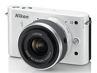 【クリックでお店のこの商品のページへ】Nikon1 J2 標準ズームレンズキット(ホワイト)