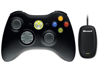 JR9-00009 Wireless Xbox 360 Controller Windows Black