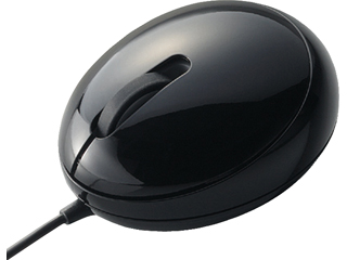 【クリックで詳細表示】M-EG2URBK 3ボタン光学式マウス EGG MOUSE mini(エッグマウスミニ) ブラック
