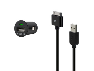 【クリックで詳細表示】※納期未定 F8Z446QE iPhone/iPod Cable＋Micro USB Car Charger