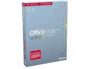 【クリックで詳細表示】【アカデミック対象商品】34F-00016 Office for Mac Academic 2011 日本語版