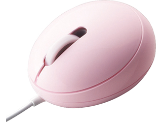 【クリックで詳細表示】M-EG2URPN1 3ボタン光学式マウス EGG MOUSE mini(エッグマウスミニ) ピンク1