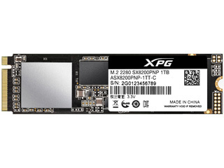 ADATA/G[f[^XPG SX8200 Pro M.2 2280 PCIe Gen3x4 NVMe 1.3 SSD 1TB ASX8200PNP-1TT-C
